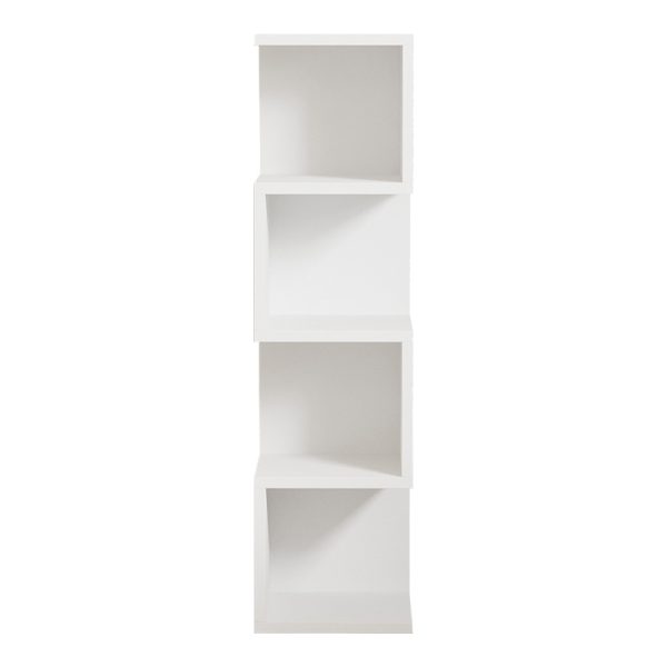 120 000514 4 Floor-standing shelf Pratel pakoworld in white 25x27x95cmIndoor furniture > Bookshelves