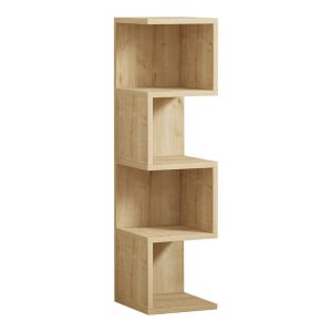 120 000516 Floor-standing shelf Pratel pakoworld in oak 25x27x95cmIndoor furniture > Bookshelves