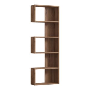 120 000520 Cascade pakoworld bookcase in sonoma shade 51.8x22x150cmIndoor furniture > Bookshelves