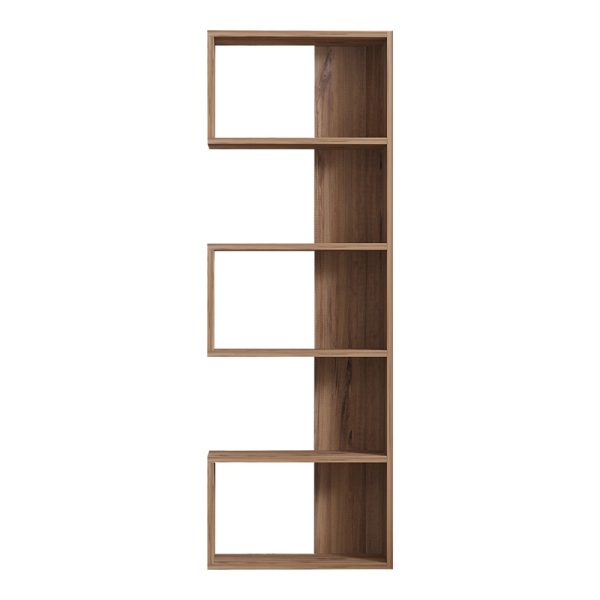 120 000520 4 Cascade pakoworld bookcase in sonoma shade 51.8x22x150cmIndoor furniture > Bookshelves
