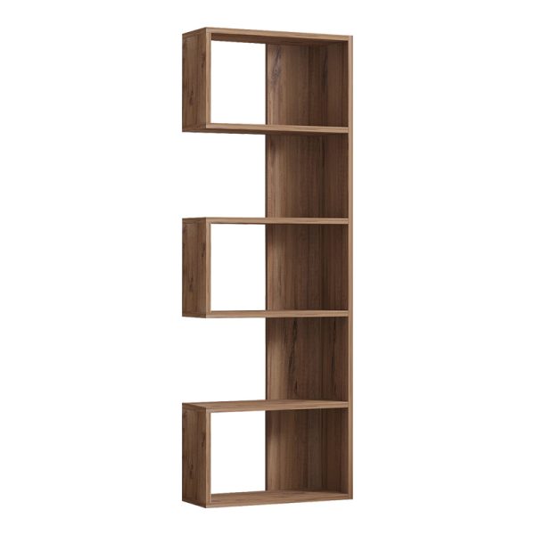 120 000520 Cascade pakoworld bookcase in sonoma shade 51.8x22x150cmIndoor furniture > Bookshelves