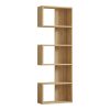 120 000522 Perari pakoworld 4pcs wall shelf in dark walnut shade 30x19.6x30cmIndoor furniture > Wall shelves