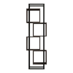 120 000523 3 Gridur pakoworld bookcase in dark walnut shade 44x29x140cmIndoor furniture > Bookshelves