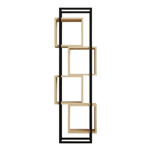 120 000524 3 Gridur pakoworld bookcase in oak shade 44x29x140cmIndoor furniture > Bookshelves
