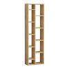 120 000527 Floor-standing shelf Pratel pakoworld in dark walnut 25x27x95cmIndoor furniture > Bookshelves