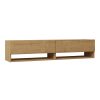 120 000530 Wall shelf Derva pakoworld in oak color 30x15x10cmIndoor furniture > Wall shelves