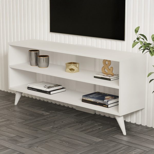 120 000534 3 Prestige pakoworld living room set in white 120x29.6x50cmIndoor furniture > Living room sets