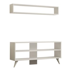 120 000534 Prestige pakoworld living room set in white 120x29.6x50cmIndoor furniture > Living room sets