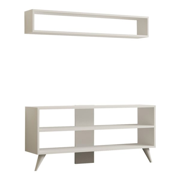 120 000534 Prestige pakoworld living room set in white 120x29.6x50cmIndoor furniture > Living room sets