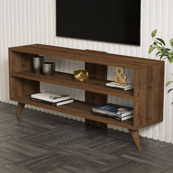 120 000535 3 Prestige pakoworld living room set in walnut 120x29.6x50cmIndoor furniture > Living room sets