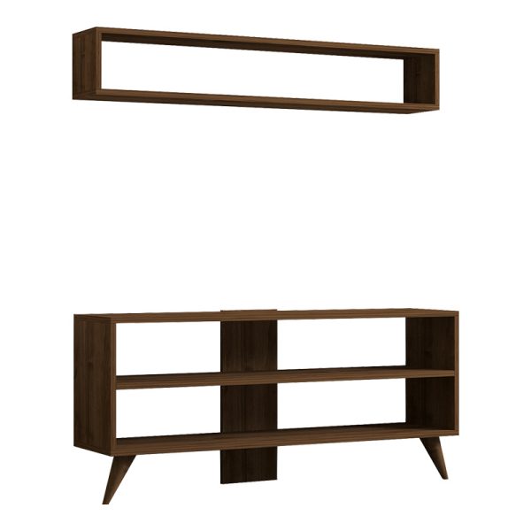 120 000535 Prestige pakoworld living room set in walnut 120x29.6x50cmIndoor furniture > Living room sets