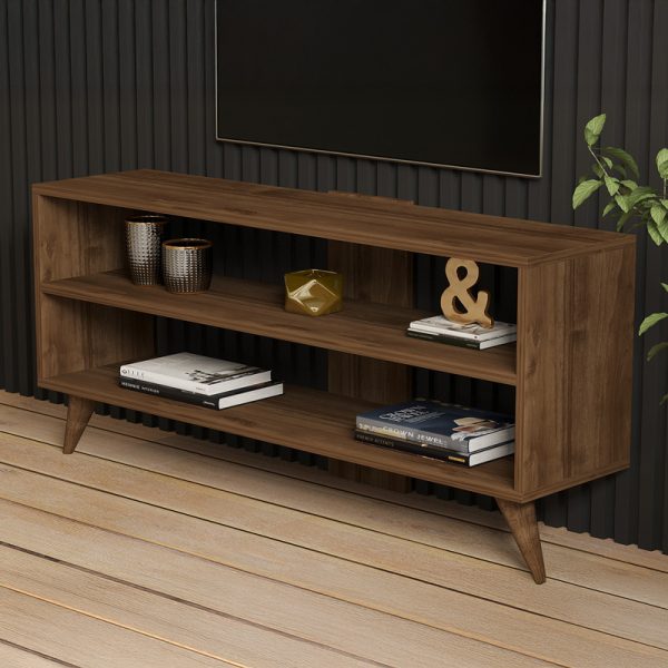 120 000537 3 Prestige pakoworld tv set in walnut 120x29.6x50cmIndoor furniture > TV stands