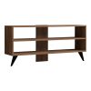 120 000538 Cascade pakoworld bookcase in oak shade 51.8x22x150cmIndoor furniture > Bookshelves