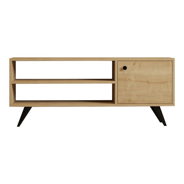 120 000542 3 Wison pakoworld TV cabinet in oak shade 120x29x50cmIndoor furniture > TV stands
