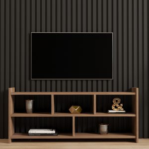 120 000552 3 Kapri pakoworld TV cabinet in sonoma shade 120x28x55cmIndoor furniture > TV stands