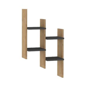 120 000554 Wall shelf Tabal pakoworld in oak shade 49.4x14.5x85cmIndoor furniture > Wall shelves