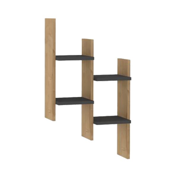 120 000554 Wall shelf Tabal pakoworld in oak shade 49.4x14.5x85cmIndoor furniture > Wall shelves