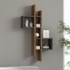120 000565 Cogo pakoworld TV cabinet in oak - anthracite shade 160x40x45cmIndoor furniture > TV stands