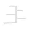 120 000569 Mauer pakoworld wall shelf in anthracite shade 90x19.6x60cmIndoor furniture > Wall shelves