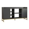 120 000574 Bemba pakoworld wall shelf in white shade 70x19.6x68.8cmIndoor furniture > Wall shelves