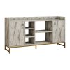 120 000575 Cogo pakoworld TV cabinet in oak - anthracite shade 160x40x45cmIndoor furniture > TV stands