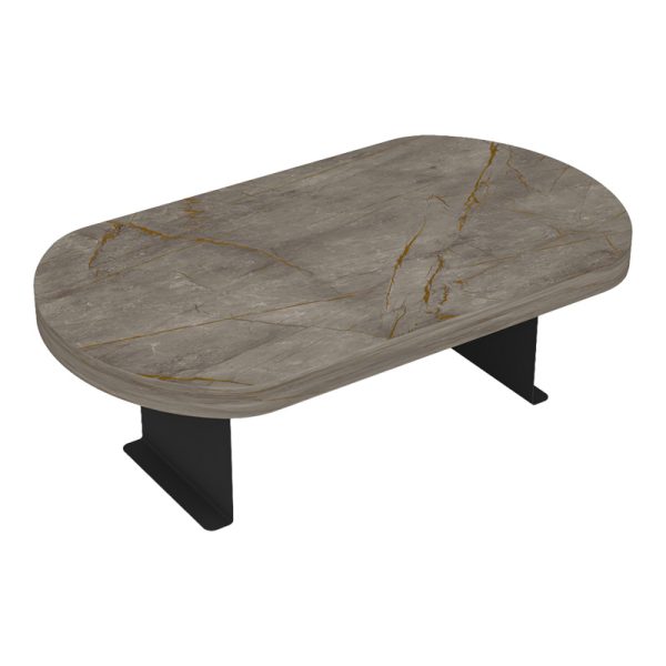 120 000580 Linea pakoworld side table in anthracite marble finish with black metal legs 20x35x10cmIndoor furniture > Tables auxiliary