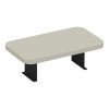 120 000586 Side table Linea pakoworld in sonoma color with black metal legs D34x10cmIndoor furniture > Tables auxiliary