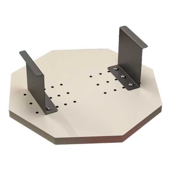 120 000587 2 Side table Linea pakoworld in cream color with black metal legs D34x10cmIndoor furniture > Tables auxiliary