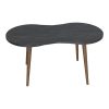 120 000606 Masebo pakoworld chair bouclé fabric in dark green color with black metallic legs 48x58.5x82cmIndoor furniture > Chairs