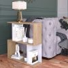 120 000616 Bookcase Kadu pakoworld in oak shade 72x22x71cmIndoor furniture > Home organization > Kitchen > Shelves