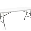 142 000001 Pinap-Dashiell dining table set of 5 pcs pakoworld white aluminum and plywood in natural shade Φ110x74cmOutdoor furniture > Garden food table