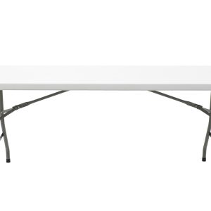 142 000001 3 Commercial folding camping table Aprilia pakoworld in colour white granite 183x76x74cmOutdoor furniture > Catering furniture
