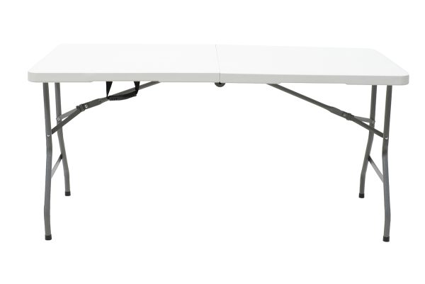 142 000003 4 Commercial folding camping table Rodeo pakoworld metal frame colour white 152x60x74cmOutdoor furniture > Catering furniture