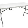 142 000007 Table Ensure pakoworld metal white-glass 120x70x70cmOutdoor furniture > Garden dining sets