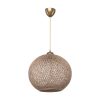 147 000053 Ceiling light PWL-1121 pakoworld Ε27 cream-gold D40x75cmBOHO CHIC > Luminaries