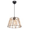 147 000097 Ceiling light PWL-1117 pakoworld Ε27 brown D30.5x20cmBOHO CHIC > Luminaries