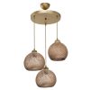 147 000109 Floor lamp Sean pakoworld E27 60W bamboo beige 52x30x158cmBOHO CHIC > Luminaries