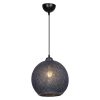 147 000118 Table lamp PWL-1151 pakoworld E27 athracite-walnut D19x32cmLighting > Table