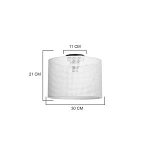 147 000163 3 Single light Plega pakoworld ceiling light brown pp D30x21cmLighting > Ceiling