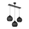 147 000184 Single light ceiling lamp Momoa pakoworld fabric in gray shade D30x21cmLighting > Ceiling