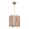 147 000200 3-light ceiling light PWL-1046 pakoworld E27 black-walnut 50x15x65cmLighting > Ceiling