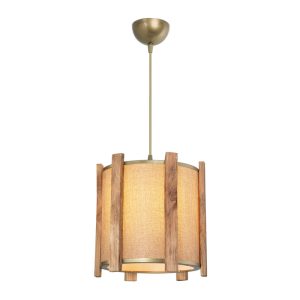 147 000200 2 Lidya pakoworld single-light ceiling lamp E27 in beige-sand shade Φ31.5x28cmLighting > Ceiling