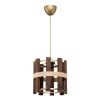 147 000201 3-light ceiling light PWL-1046 pakoworld E27 black-walnut 50x15x65cmLighting > Ceiling