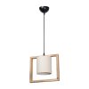 147 000203 Floor lamp PWL-1059 pakoworld Ε27 beige-walnut D38x140cmLighting > Floor