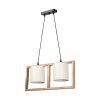 147 000204 Rufio pakoworld E27 ceiling lamp in beige-brown shade D50x20cmLighting > Ceiling