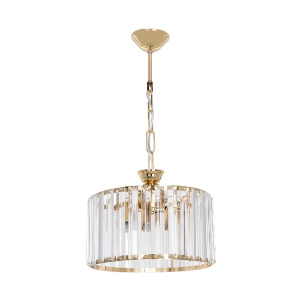 147 000208 Lavina I pakoworld E27 single-light ceiling lamp in gold shade Φ27x21cmLighting > Ceiling