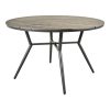 152 000091 Aluminum bar stool Phoenix pakoworld stackable anthracite frame-textilene natural rattan 53x58x103cmOutdoor furniture > Stools