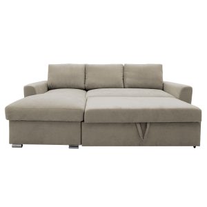 165 000012 4 Corner sofa-bed right corner Belle pakoworld beige 236x164x88cmIndoor furniture > Cornered sofas