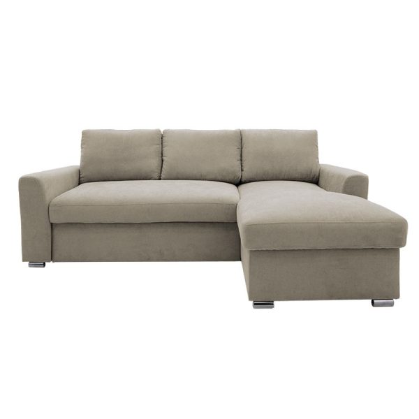 165 000016 3 Corner sofa-bed left corner Belle pakoworld beige 236x164x88cmIndoor furniture > Cornered sofas