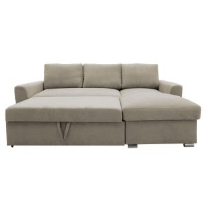 165 000016 4 Corner sofa-bed left corner Belle pakoworld beige 236x164x88cmIndoor furniture > Cornered sofas